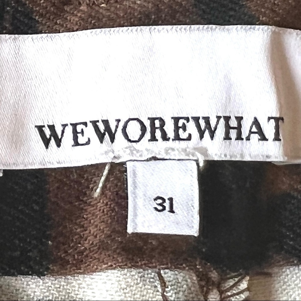 We Wore What Tiger Piped Stiletto Split Hem Iconic Denim Jeans Women’s 31 - Picture 16 of 16